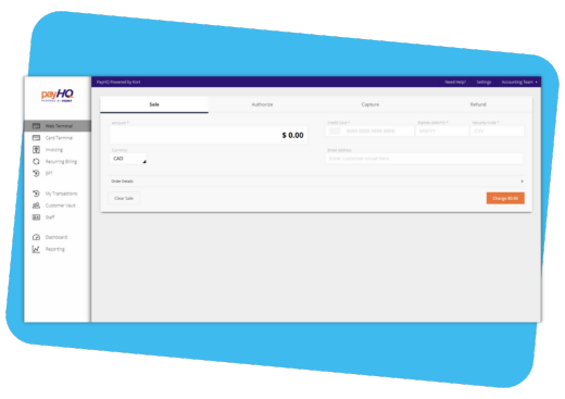 web terminal - payment solutions
