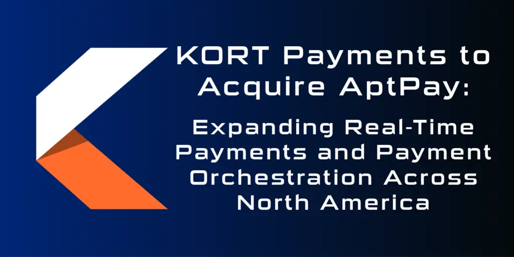 KORT Payments to acquire AptPay press release cover